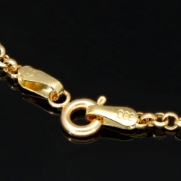 Baby-Armband mit Gravurplättchen und Marienkäfer-Element aus hochwertigem 14k (585) Gold in ca. 14 cm Länge