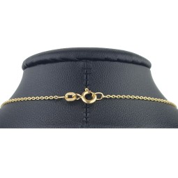 Exquisite Ankerkette aus hochwertigem Gold (14K 585 Gelbgold, ca. 55cm, ca. 1,2mm)