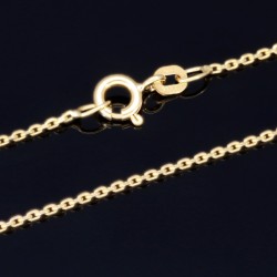 Exquisite Ankerkette aus hochwertigem Gold (14K 585 Gelbgold, ca. 55cm, ca. 1,2mm)