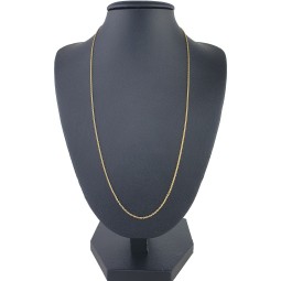 Exquisite Ankerkette aus hochwertigem Gold (14K 585 Gelbgold, ca. 55cm, ca. 1,2mm)