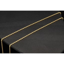 Hochwertig verarbeitete Ankerkette aus edlem Gold (14K 585 Gelbgold, hochglanzpoliert, ca. 60cm, ca. 1,2mm)