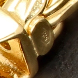 Prunkvolles Königsarmband mit leuchtenden Zirkonia aus 585er Gold (14 Karat) in ca. 21,5 cm Länge, 6 mm Breite