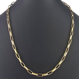 Exquisite Ankerkette aus hochwertigem Gold (14k 585 Gelbgold) - hochglanzpoliert - ca. 60 cm, 5,5 mm