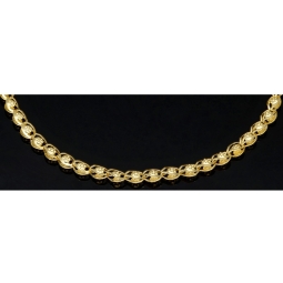 Funkelndes Armband mit feinem Design aus edlem Gelbgold (585 14K Gold) in ca. 20cm Länge