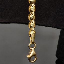 Funkelndes Armband mit feinem Design aus edlem Gelbgold (585 14K Gold) in ca. 20cm Länge