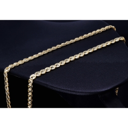 Exklusives Collier für Damen in aussergewöhnlichem Design aus hochwertigem 585 (14k) Gelbgold - ca. 54cm Länge