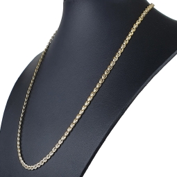 Exklusives Collier für Damen in aussergewöhnlichem Design aus hochwertigem 585 (14k) Gelbgold - ca. 54cm Länge