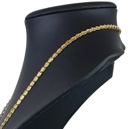 Exklusives Collier für Damen in aussergewöhnlichem Design aus hochwertigem 585 (14k) Gelbgold - ca. 54cm Länge