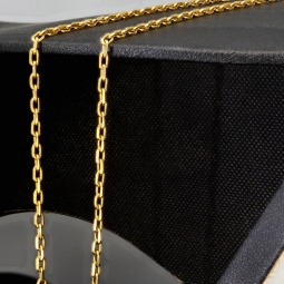 Fein gearbeitete Ankerkette aus hochwertigem 585 / 14K Gold , ca. 60 cm Länge 2 mm