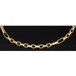 Ankerarmband aus edlem 14K 585er Gold - hochglanzpoliertes  (ca. 21,5 cm lang, ca. 3,5mm breit)