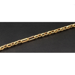 Exquisites Ankerarmband aus hochwertigem 585er 14k Gold - hochglanzpoliert - ca. 20cm, 3,5mm