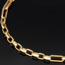 Exquisites Ankerarmband aus hochwertigem 585er 14k Gold - hochglanzpoliert - ca. 20cm, 3,5mm