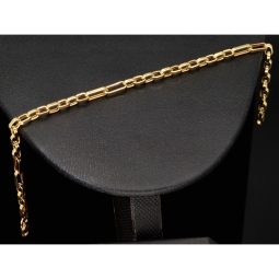 Exquisites Ankerarmband aus hochwertigem 585er 14k Gold - hochglanzpoliert - ca. 20cm, 3,5mm