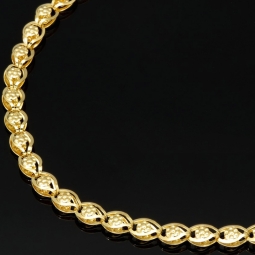 Feines Armband in filigranem, kunstvollem aus 14k 585 Gold , ca. 19,5cm