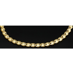 Feines Armband in filigranem, kunstvollem aus 14k 585 Gold , ca. 19,5cm