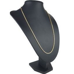 Edle Königskette aus hochwertigem 14k 585 Gold (Gelbgold) - hochglanzpoliert - in ca. 55cm, 2mm Stärke