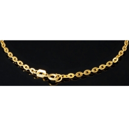 Fein gearbeitetes produziertes Ankerarmband aus hochwertigem Gold (14K 585er Gelbgold) kurzgliedrig ca. 19 cm lang