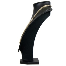 Bling-Bling Königskette mit Zirkoniabesatz aus 14K 585er Gold (Gelbgold) - ca. 65cm, 4,5 mm, 28,9g