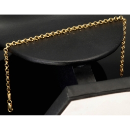 Exquisites Ankerarmband / Rundankerarmband aus hochwertigem 14K 585er Gold (ca. 20cm, 3mm)