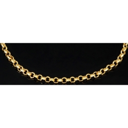 Exquisites Ankerarmband / Rundankerarmband aus hochwertigem 14K 585er Gold (ca. 20cm, 3mm)
