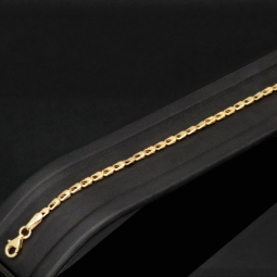 Exklusives Goldarmband (14K 585er Gold, Gelbgold) – Edles Design mit feiner Verarbeitung (ca. 19cm Länge, 2mm Breite)