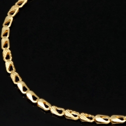 Exklusives Goldarmband (14K 585er Gold, Gelbgold) – Edles Design mit feiner Verarbeitung (ca. 19cm Länge, 2mm Breite)