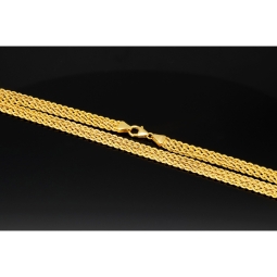Dreireihige, edel verarbeitete Kordelkette - Gold-Armband aus funkelndem 8K 333er Gelbgold (ca. 43,5cm)