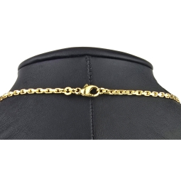 Exquisite Ankerkette aus funkelndem Gold (8K, 333 ca. 13,6g Gelbgold) ca. 50cm, 2,5mm mit FBM-Stempel