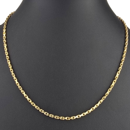Exquisite Ankerkette aus funkelndem Gold (8K, 333 ca. 13,6g Gelbgold) ca. 50cm, 2,5mm mit FBM-Stempel
