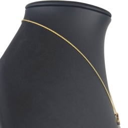 Christ Markenschmuck - Elegantes Schmuck-Set bestehend aus einer hochwertigen 14K / 585 Gold  - Goldkette (ca. 45cm) und einem Rondell-Anhänger mit Brillanten