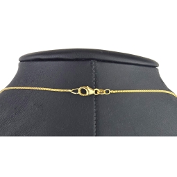 Christ Markenschmuck - Elegantes Schmuck-Set bestehend aus einer hochwertigen 14K / 585 Gold  - Goldkette (ca. 45cm) und einem Rondell-Anhänger mit Brillanten