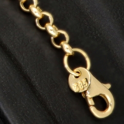 Außergewöhnliches Tricolor Armband aus edlem 585 14K Gold (Gelbgold, Weißgold und Rosegold) Längenverstellbar ca. 17,5 - 19 cm mit eingearbeiteten Herzen und Goldkügelchen