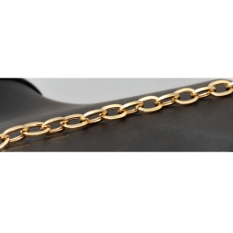 Hochwertig gearbeitetes Ankerarmband aus funkelndem 14K (585er) Gold - hochglanzpoliert -  ca. 19,5 cm lang und 5 mm breit
