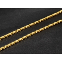 Goldkette / Fuchsschwanzkette aus hochwertigem 585 14k Gold (ca. 60cm lang, 2mm breit) - erstklassige Verarbeitung