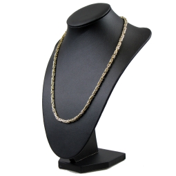 Königskette aus glänzendem 14k 585 Gold (Gelbgold) in ca. 55cm Länge (ca. 3mm breit)