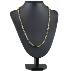 Designer-Ankerkette im Greco-Stil aus 585er Gelbgold (14k)- 64cm lang, 4,3 mm breit, 10,8g