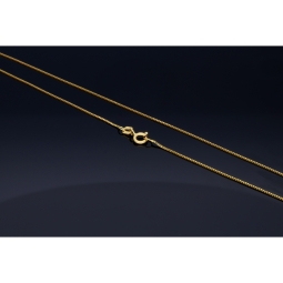 Sehr feine Venezianerkette aus 585 (14k) Gelbgold für Damen (45 cm Länge)