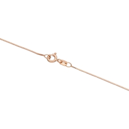 Sehr feine Venezianerkette aus 585 (14k) Rotgold für Damen (45 cm Länge)