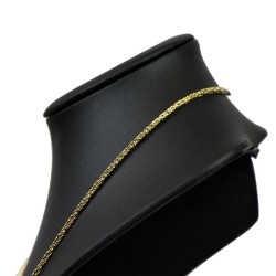 schmale Königskette aus 585 Gold 14K (55 cm lang, 2 mm breit)