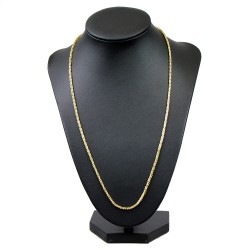 schmale Königskette aus 585 Gold 14K (55 cm lang, 2 mm breit)