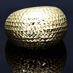 Markanter Ballonring für Damen aus 585er 14k Gelbgold (Gr. 58,5)