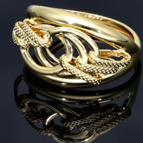 Wunderschöner, filigran, verzierter Designer - Ring in 585 14K Gold 55RG