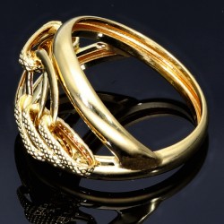 Wunderschöner, filigran, verzierter Designer - Ring in 585 14K Gold 55RG