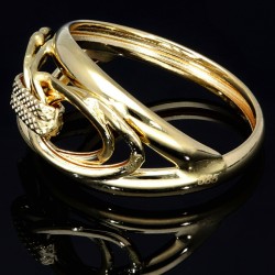 stylischer Damenring mit außergewöhnlichem Design in 14K 585er Gold Ringgröße ca. 57