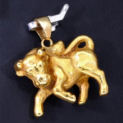 Sternzeichen Stier - Anhänger in massivem 585 / 14K Gold