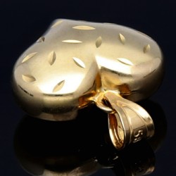 wunderschöner Herz - Anhänger in 585er 14K Gold