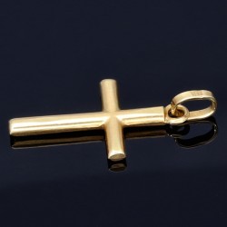 Kreuzanhänger aus hochwertigem Gold 14k (585er)