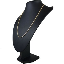Massive, fein gearbeitete Königskette aus hochwertigem 14K Gold (585) in 55 cm Länge; ca. 2mm breit (ca. 13g) - Made in Germany mit FBM Stempel