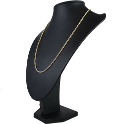 Funkelnde Kordelkette für Damen in ca. 55 cm Länge aus hochwertigem 585er Gold 14k