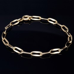 Exquisites Ankerarmband aus hochwertigem 14K 585er Gold (ca. 21 cm Länge)